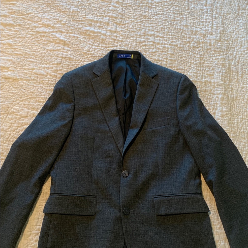 Dark Gray Suit Jacket